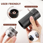 Load image into Gallery viewer, MB2 Manual Coffee Grinder with Carrying Case, External Adjustment, 35g Large Capacity Stainless Steel Burr Grinder, Magnetic Catch Cup, Good for Travel, Camping &amp; Storage components, All-Round Grinder