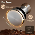 Load image into Gallery viewer, MHW-3BOMBER Espresso Tamper 53.35mm with Sound Feedback Calibrated 54mm Coffee Tamper 30lbs Tamper Tool Espresso Compatible with Breville 54mm, Flat Base T6183T-OS