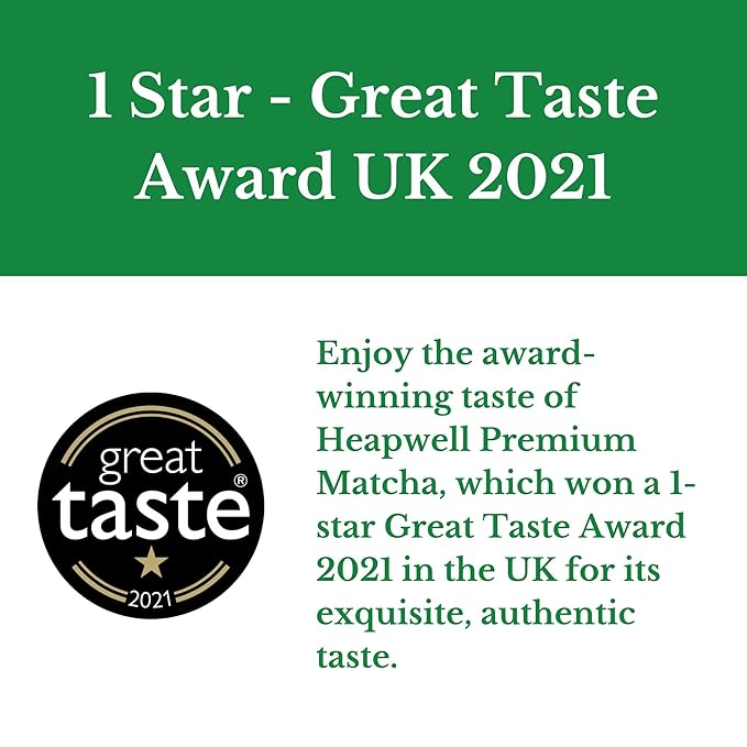 Heapwell Japanese Matcha – Premium & Ceremonial & AAA Grade Matcha Tea | Authentic Japanese Origin (1.05oz (30g), Ceremonial Grade)