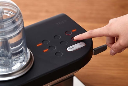 Tiger Siphonysta Brewing Coffee Maker, Programmable Single-Serve Siphon Coffee Machine, Premium Brewer, Stainless Steel-Enhanced Design, Black