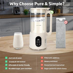 Load image into Gallery viewer, 8 in1 Automatic Nut Milk Maker, 40oz Soybean Milk Machine, Homemade Almond, Oat, Soy, Plant-Based Milk and Non Dairy Beverages, 12 Hours Timer/Room Temp/Auto-Clean/Keep Warm/Boil/Low-Noise