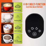 Load image into Gallery viewer, Milk Frother, Electric Milk Frother and Steamer 4 in 1 Automatic Coffee Steamer Frother, 11.8OZ / 350ML Warm and Cold Foam Frother For Coffee,Latte, Cappuccino, Macchiato, Hot Chocolate, White