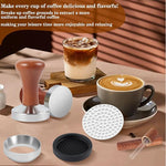 Load image into Gallery viewer, 58mm Espresso Accessories Kit,Wdt Tool Espresso,Solid Espresso Tamper,Coffee Puck Screen and Dosing Funnel,Silicone Tamper Mat,0.4mm Stainless Steel 6pin Espresso Stirrer,Barista Tools Espresso Kit