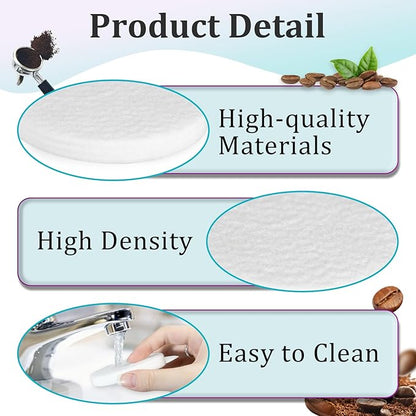 30 Pcs Cold Brew System Felt Filters for Toddy, Reusable Coffee Filters, Fits for Nispira Replacement Water Filter and Alocs Coffee Filter(Include 10 Pcs Coffee Filters and 20 Pcs Stoppers)