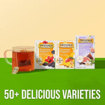 Load image into Gallery viewer, Twinings Superblends Immune Support+ Zinc Blackberry Flavoured Hibiscus, Elderberry Herbal, Naturally Caffeine-Free, 16 Tea Bags (Pack of 6), Enjoy Hot or Iced, 96 Teabags