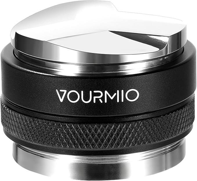 53mm Coffee Distributor and Tamper - Dual Head Coffee Leveler Compatible with Breville 54mm Portafilter, Depth Adjustable Espresso Hand Tampers, Barista Accessories