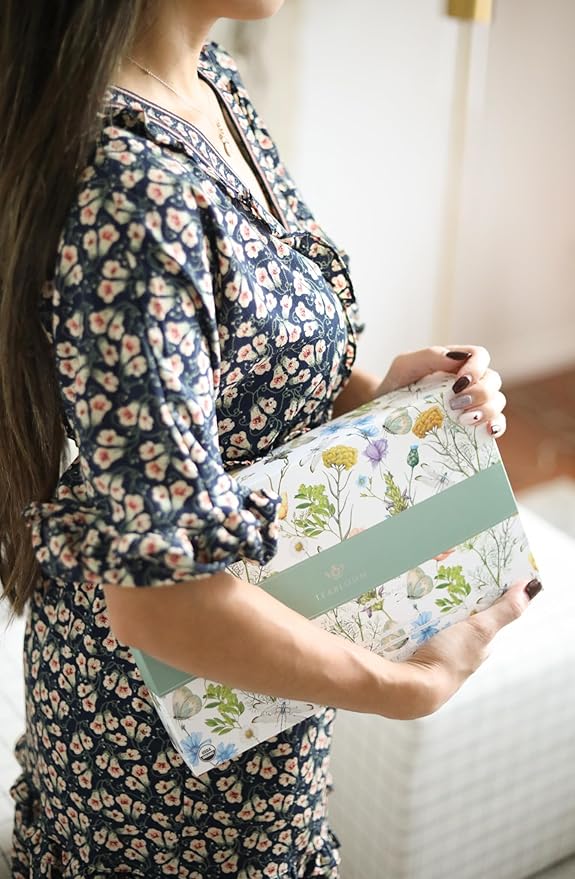 Teabloom - World's Finest Pyramid Tea Collection, 24 Varieties of USDA Certified Organic Teas - Black, Green, White, Oolong & Herbal Tea Blends