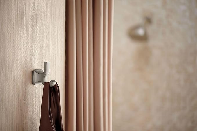 Moen YB5103CH Voss Double Robe Hook, Chrome