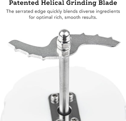 Tribest Soyabella SB-130 Deluxe Automatic Nut Milk Maker & Soy Milk Maker Machine, White/Stainless Steel