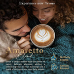 Load image into Gallery viewer, Amaretto Flavored Whole Bean Coffee – 100% Arabica, Single Origin, Medium Roast, Naturally Sweetened, Indulgent and Smooth – Perfect for Cold Brew – by Coffea Flavor