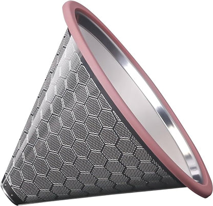 Compatible for Hario V60 & Chemex Pour Over Coffee Filters -MISETTO Reusable Stainless Steel - Best Coffee Maker and Bar Accessories