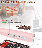 Load image into Gallery viewer, YUSWKO Milk Frother Handheld for Coffee with Stand, Rechargeable Drink Mixer with 3 Heads 3 Speeds Electric Coffee Frother Whisk, Gift for Many Occasions and Festival