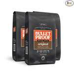 Load image into Gallery viewer, Bulletproof Original Medium Roast Ground Coffee, 12 Ounces (Pack of 3), 100% Arabica Beans, Clean Coffee Tested for Toxins, Packaging May Vary
