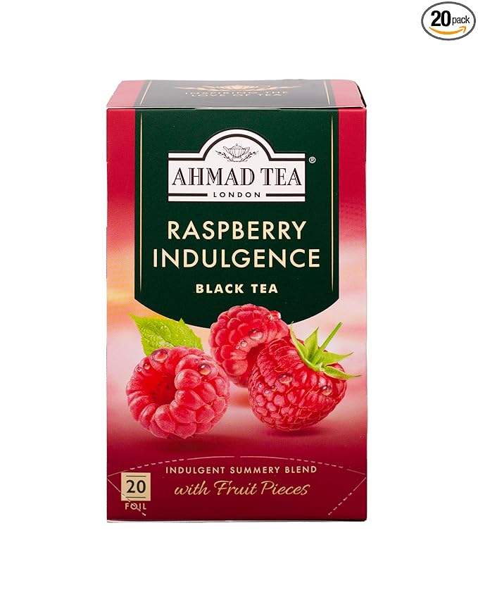English Teas, "Raspberry Indulgence Black Tea" - Tagged and Aluminium Foil En...