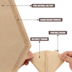 Load image into Gallery viewer, 200 Count Coffee Filter #2, 2 Coffee Filters Cone Unbleached Disposable Coffee Filters 2 Cone Paper Fits for Drip and Compatible with Pour Over Coffee Maker(2-6 Cup)