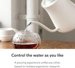 Load image into Gallery viewer, BALMUDA The Kettle | Electric Gooseneck Kettle | Lightweight | Stainless Steel | 0.6L (20fl oz) Capacity | Neon Light Indicator | Perfect for Tea and Coffee | US Version | White