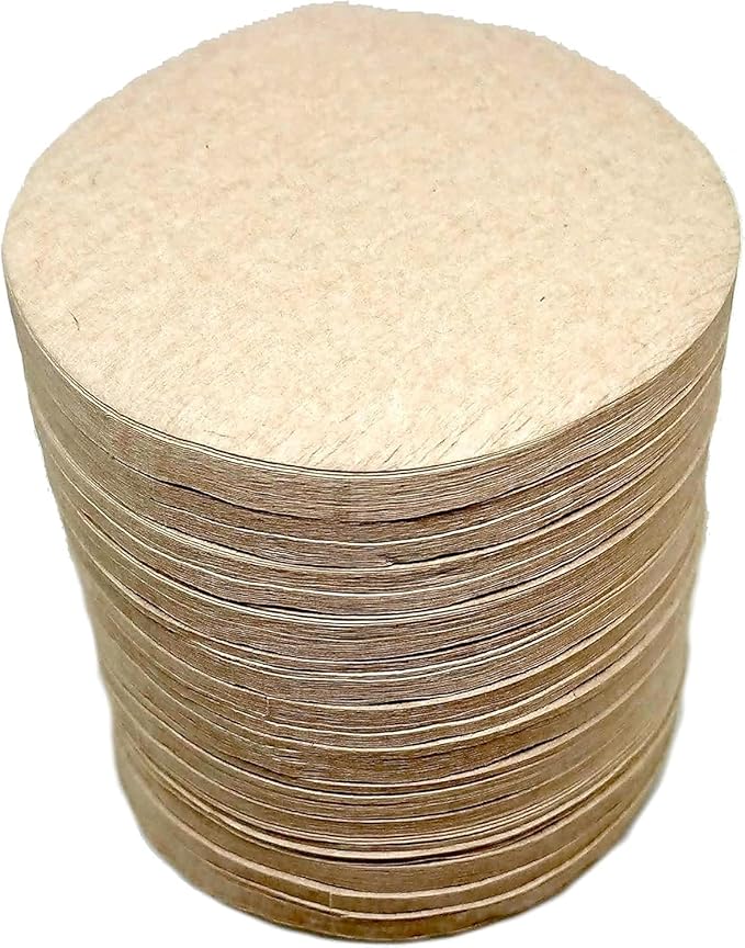 800x - Compatible with AeroPress XL – Reusable Unbleached Paper Coffee Filters, Natural & Vegan Replacement (4 packs)