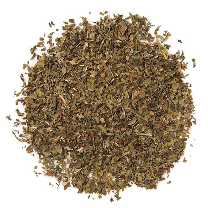 Positively Tea Company, Organic Spearmint Leaf, Herbal Tea, Loose Leaf, USDA Organic, 1 Pound Bag