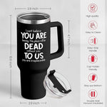 Load image into Gallery viewer, SANDJEST Leaving Job Gifts for Coworkers Tumbler 40oz Stainless Steel with Handle and Straw, Farewell &amp; New Job Gifts for Colleagues