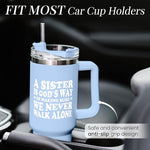 Load image into Gallery viewer, SANDJEST Sisters Gifts from Sister - Tumbler 40oz Stainless Steel Insulated with Handle and Straw Christmas Birthday Friendship Gifts for Soul Sister BFF Bestie Best Friends