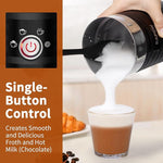 Load image into Gallery viewer, 4 In 1 Electric Milk Frother Steamer - Hot and Cold Coffee Foam Froth Maker 350ml/12oz, Automatic Milk Warmer Foamer for Latte, Cappuccinos, Macchiato, Chocolate