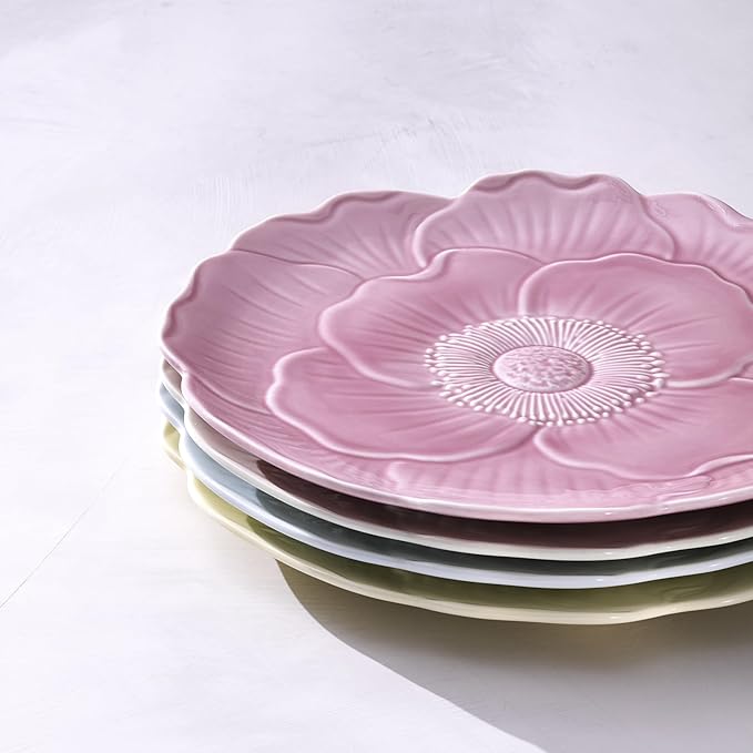 Lenox 897768 Butterfly Meadow Floral Accent Plates, Pink, Set of 4