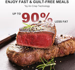 Load image into Gallery viewer, Air Fryer 6.8 Quarts, 10-in-1 Functions, Air Fry, Roast, Bake, Broil, Dehydrate, Large &amp; Compact Air Fryers, Nonstick &amp; Dishwasher-Safe Airfryer Basket, Stainless Steel Air Fryer, Easy to Use