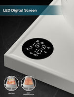 Load image into Gallery viewer, Electric Kettle, Gooseneck Electric Kettle, ±1℉ Precise Temperature Control, Stainless Steel Interior, Quick Heating for Pour Over Coffee, Tea &amp; Boiling Water, 0.9L (Cream White)