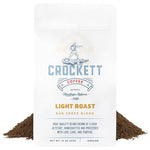 Load image into Gallery viewer, Crockett Light Roast Ground Coffee – Smooth Light Roast Ground Coffee with Bright Flavor, Crisp Finish &amp; Gentle Strength – Perfect for Clean Brewing, Mellow Energy &amp; Daily Coffee Drinks