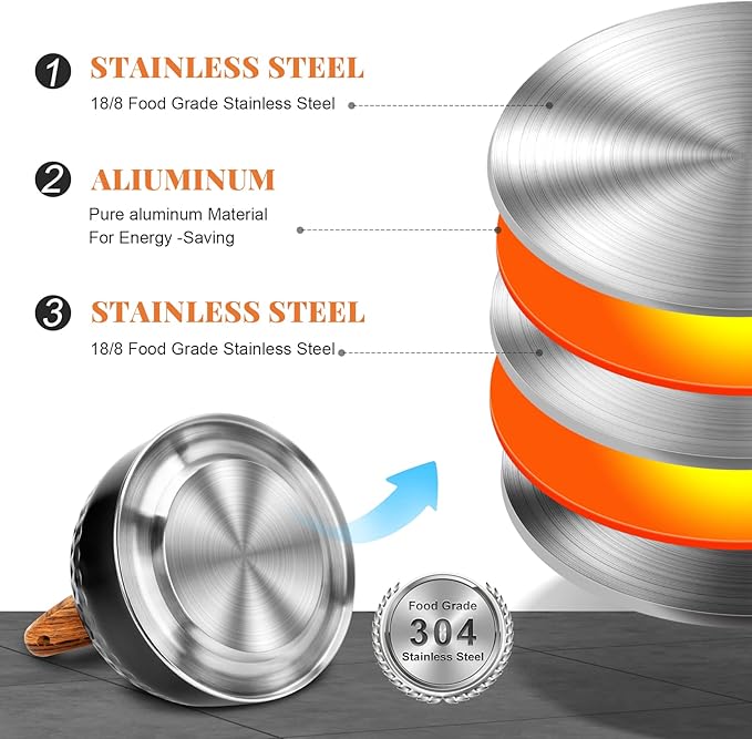 Whistling Teapot, 2.6 Qt 304 Food Grade Stainless Steel Tea Kettle with Heat-resistant Handle, Durable, not Rust，One-button Switch(BLack）