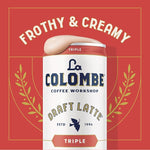 Load image into Gallery viewer, La Colombe Coffee, Triple Draft Latte, 11 fl oz Cans (Pack of 12), Coffeehouse Quality Cold Brew, Specialty Grade Coffee Beans, Ready-to-Drink On-the-Go