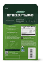 Load image into Gallery viewer, FGO Organic Nettle Leaf Tea, 100 Count, Eco-Conscious Tea Bags, Caffeine Free, Resealable Bag, Packaging May Vary (Pack of 1)