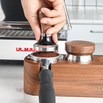 Load image into Gallery viewer, MOJAE 58mm Espresso Tamper with 304 Stainless Steel Flat, Coffee Tamper for 58mm Portafilters (Walnut)