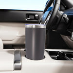 Load image into Gallery viewer, 20oz Tumbler Stainless Steel Tumbler Cup with Lid Vacuum Insulated Double Wall Travel Mug, Durable Powder Coated Travel Coffee Tumbler Mug for Hot &amp; Cold Drinks, Grey,1 Pack