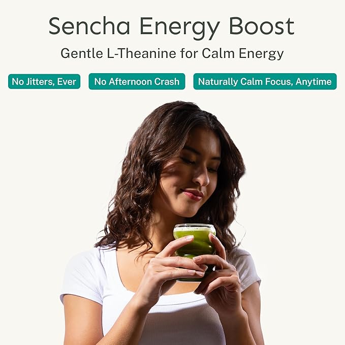 Yu Tea Organic Sencha Green Tea Powder, 100 Servings | Rich in Antioxidants, EGCG, & L-Theanine | Pure Japanese First Harvest Leaf | Low Caffeine & Unsweetened | Resealable Pouch, 2.65 oz