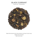 Load image into Gallery viewer, Tea Forte Black Currant Premium Loose Leaf Caffeinated Black Tea Blend Canister, Makes 35-50 Cups