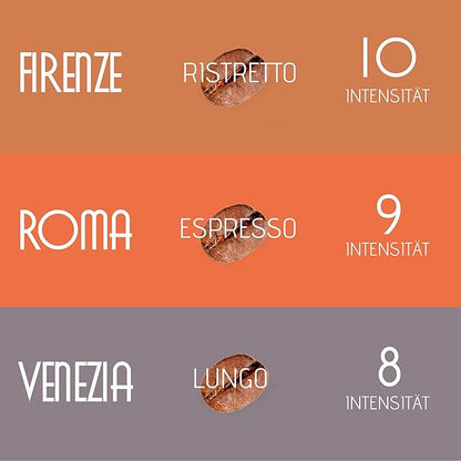 Artuzzi 240ct Compatible with Nespresso I Coffee Pods compatible with Nespresso Original Machines | Espresso Ristretto Lungo Coffee Capsules | Espresso Variety Pack I Aluminum & Recyclable