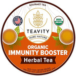 Load image into Gallery viewer, Organic Ginger Tea Pod with Echinacea, Turmeric, and Licorice for Keurig, Decaf by Teavity (12 Tea Pods)
