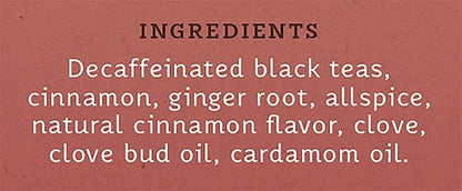 Stash Tea Decaf Chai Spice Black Tea, Box of 100 Tea Bags (Packaging May Vary)