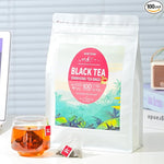 Load image into Gallery viewer, XIHETANK Black Tea Bags - 100 Count Individually Wrapped for Fresh &amp; Smooth Taste. Ancient Tree Chinese Black Tea for Hot or Iced Brewing. Bulk Sweetness &amp; 100% Natural Breakfast Tea Bags.