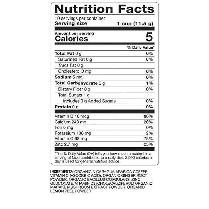 BareOrganics Daily Defense Coffee with Superfoods, 60ct (15660) (Pack of 2)