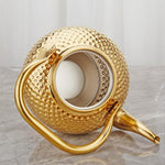 Load image into Gallery viewer, SANQIAHOME 1200ml teapot with Infuser stainless steel Water Boilers lifting handle Tea Maker Water Kettle for Induction/Gas gold