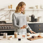 Load image into Gallery viewer, Shot Glasses Measuring cup Espresso Shot Glass Liquid Heavy Glass Wine Glass 2 Pack 26-Incremental Measurement 1oz, 6 Tsp, 2 Tbs, 30ml (Black and Red)