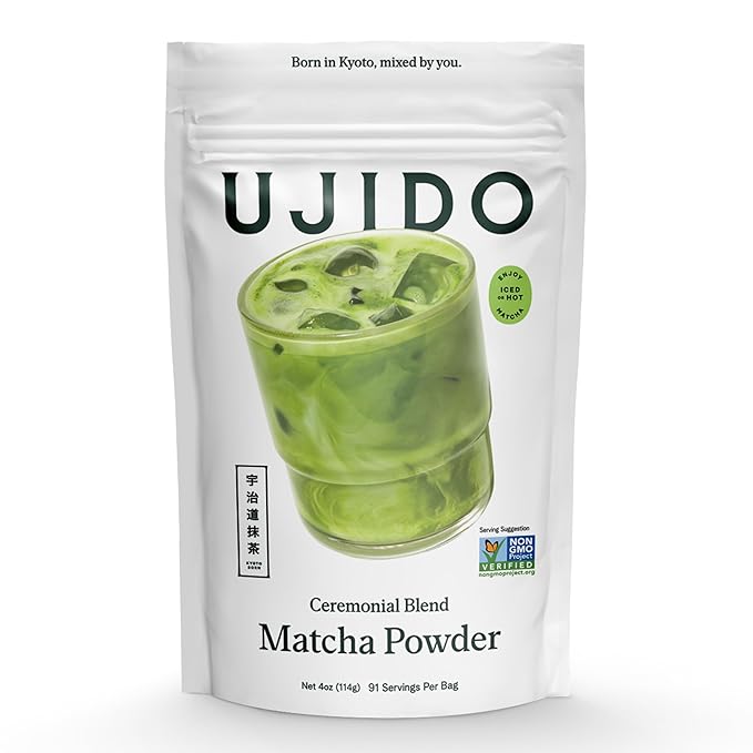 Ujido The Path of Zen Japanese Matcha Green Tea Powder Ceremonial Blend (4 oz)