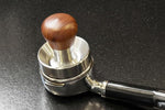 Load image into Gallery viewer, YOLOYO 41mm Espresso Tamper with Walnut Wood Handle and Premium Stainless Steel Base, 41mm Coffee Tamper Specially for La Marzocco 1 Cup 7g Single Basket and VST 7g Basket and Similar