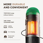 Load image into Gallery viewer, Fast self-heating Portable Electric Espresso Coffee Maker, 2 IN 1 Extraction Espresso Machine, Support Ground Coffee and NS capsule, for Travel,Car,Hiking,Climbing（Green） Rich Crema