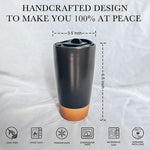 Load image into Gallery viewer, Mora Double Wall Ceramic Coffee Travel Mug with Lid, 14 oz, Portable, Microwave, Dishwasher Safe, Insulated Reusable Tall Cup, Splash Resistant Lid - To Go Tumbler for Car Cup Holder, Nightwaves