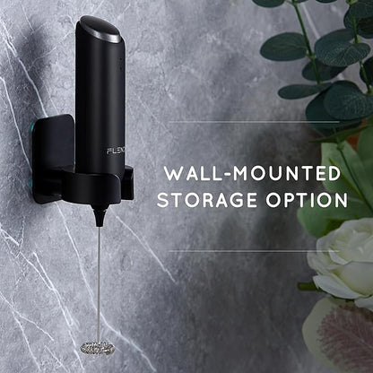 Rechargeable Milk Frother Handheld, Coffee Frother Handheld with USB-C Charging Stand, Electric Drink Mixer Handheld, Mini Electric Whisk Frother for Coffee, Matcha, etc