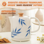 Load image into Gallery viewer, 1.0-Liter Ceramic Electric Kettle, 1000W Rapid Boil, Tea Kettles Pot &amp; Hot Water Boiler For Coffee &amp; Tea, Teapot Auto Shut-Off, Boil-Dry Protection