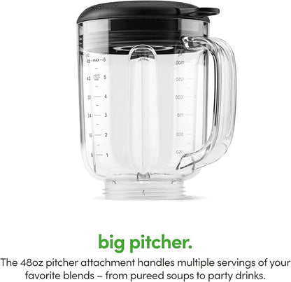 magic bullet Combo Blender, 48oz Pitcher, Blending Cup, Simple Speed Dial – MBF50200AK